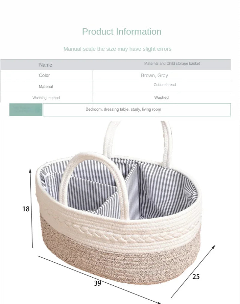 Cotton Baby Essentials Basket