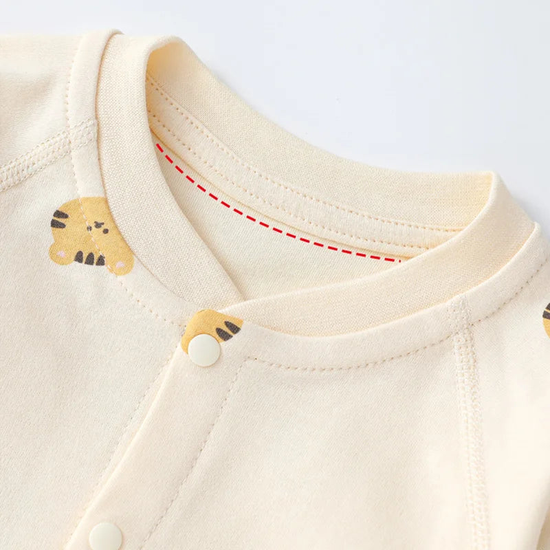 Newborn Jumpsuit Cartoon Bear Long Sleeve