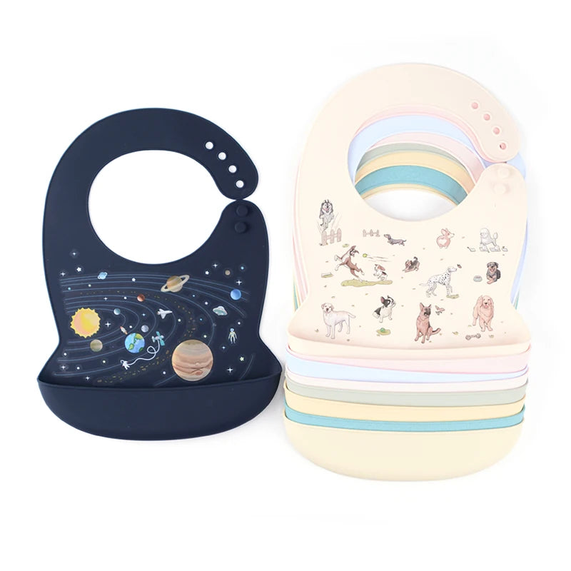 Silicone Baby Waterproof Bib