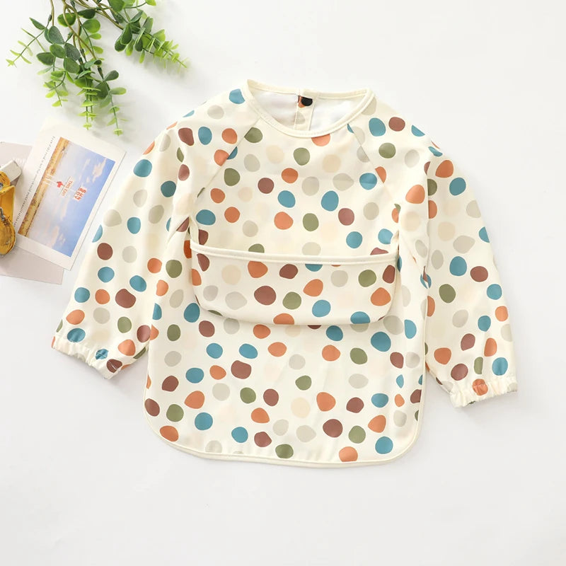 Children Feeding Aprons, Long Sleeve