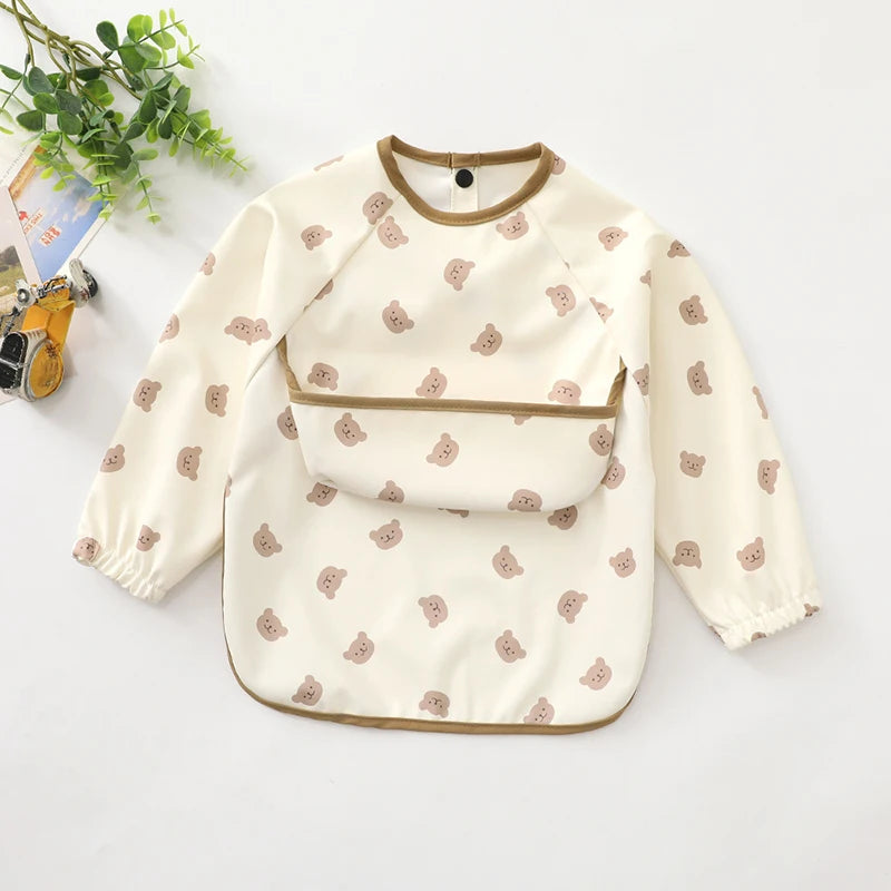 Children Feeding Aprons, Long Sleeve