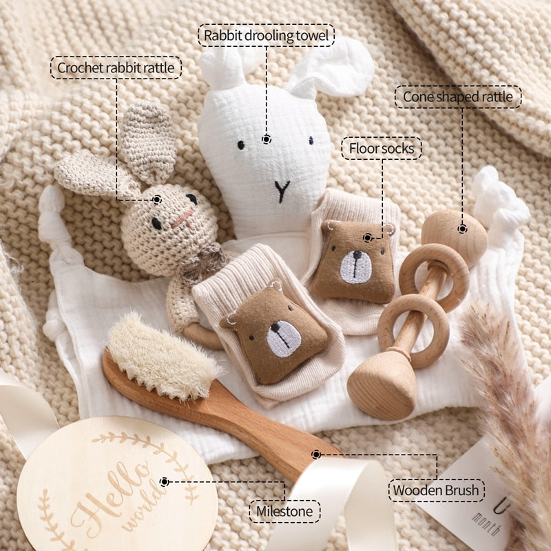 Baby Accessories Photography Props Newborn Keepsakes Memories Gift Set