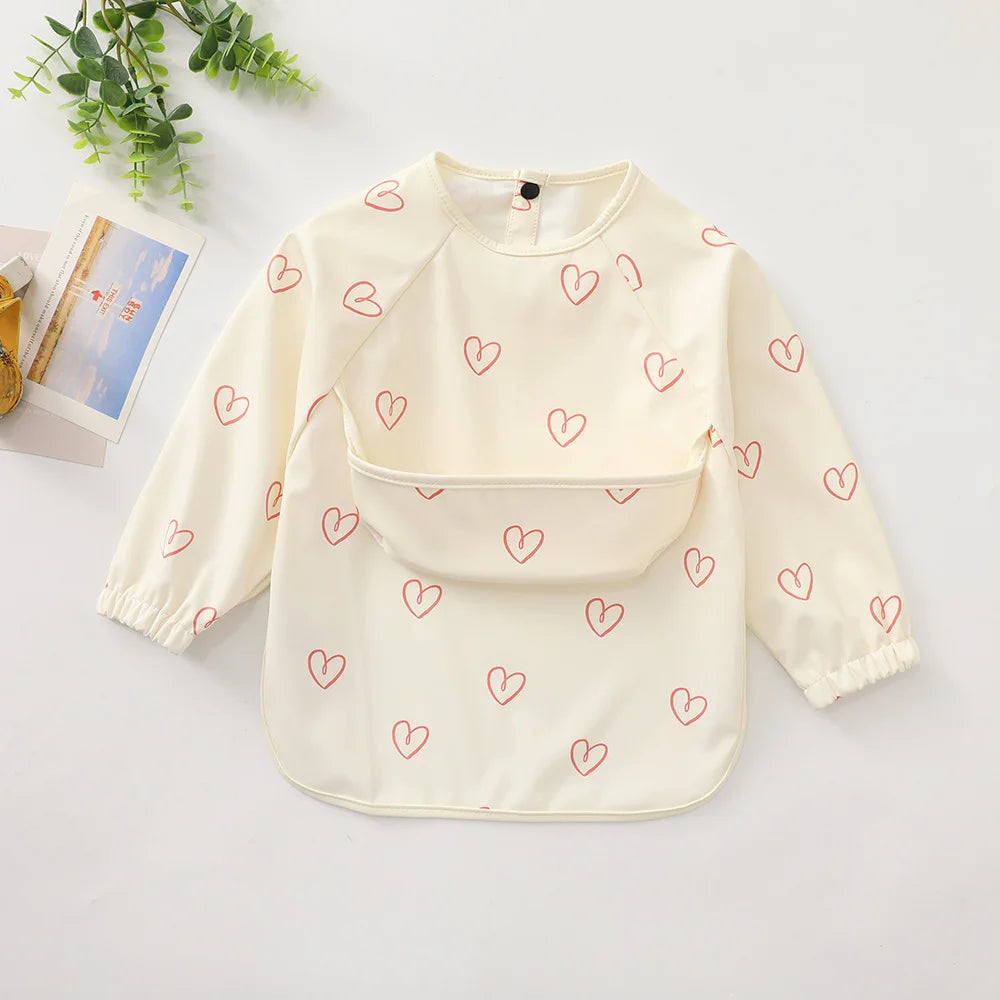 Children Feeding Aprons, Long Sleeve