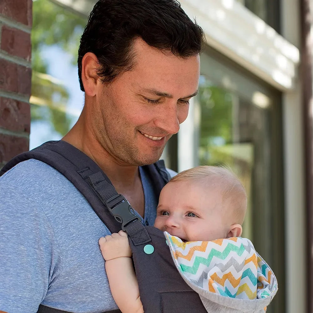 Cotton Baby Shoulder Strap Carrier with Hat, Multifunctional