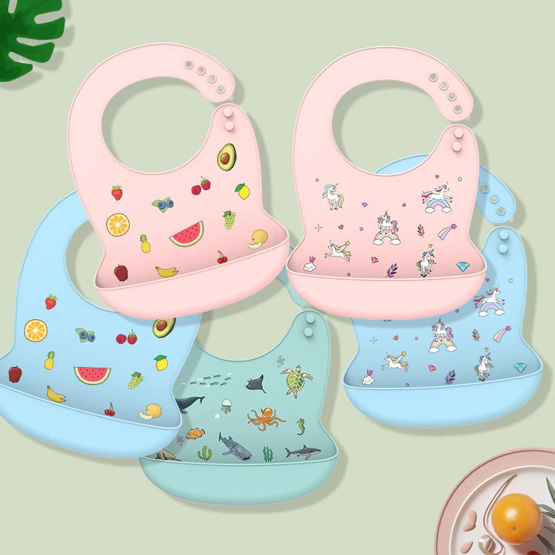 Silicone Baby Waterproof Bib