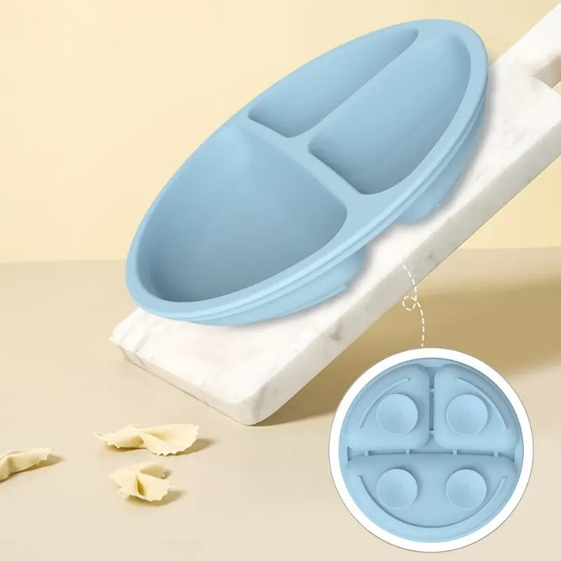 5Pcs Silicone Baby Feeding Set