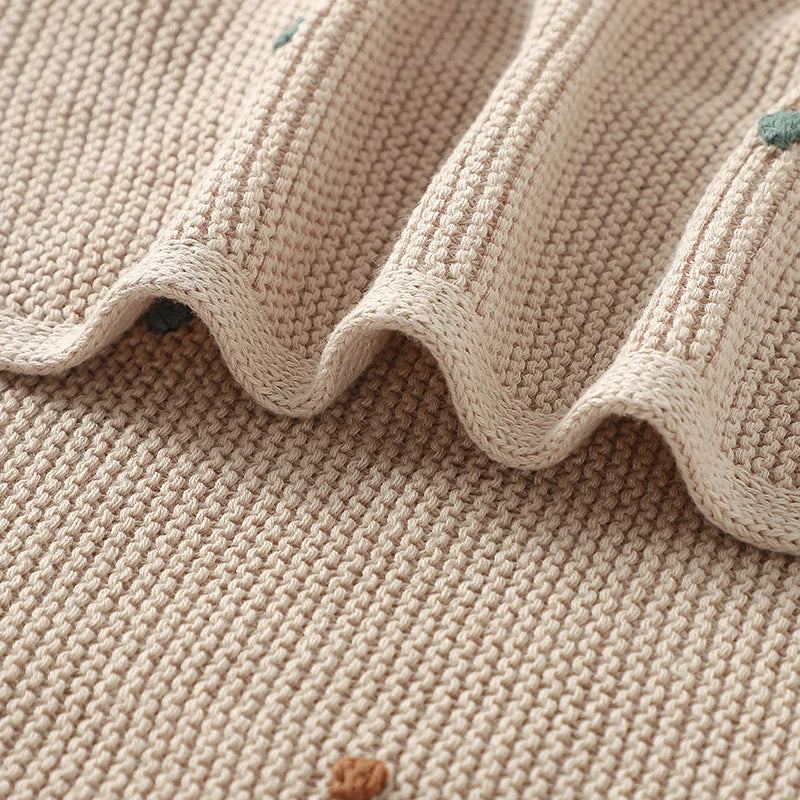 Knitted Ultra-Soft Cotton Comforter blanket